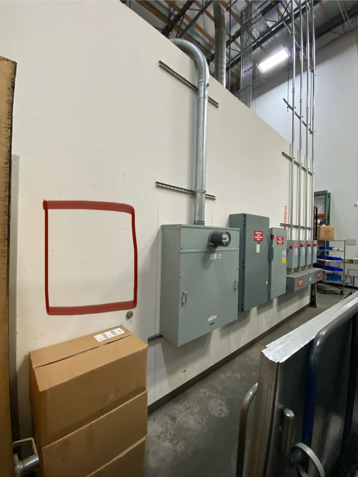 Warehouse distribution panels