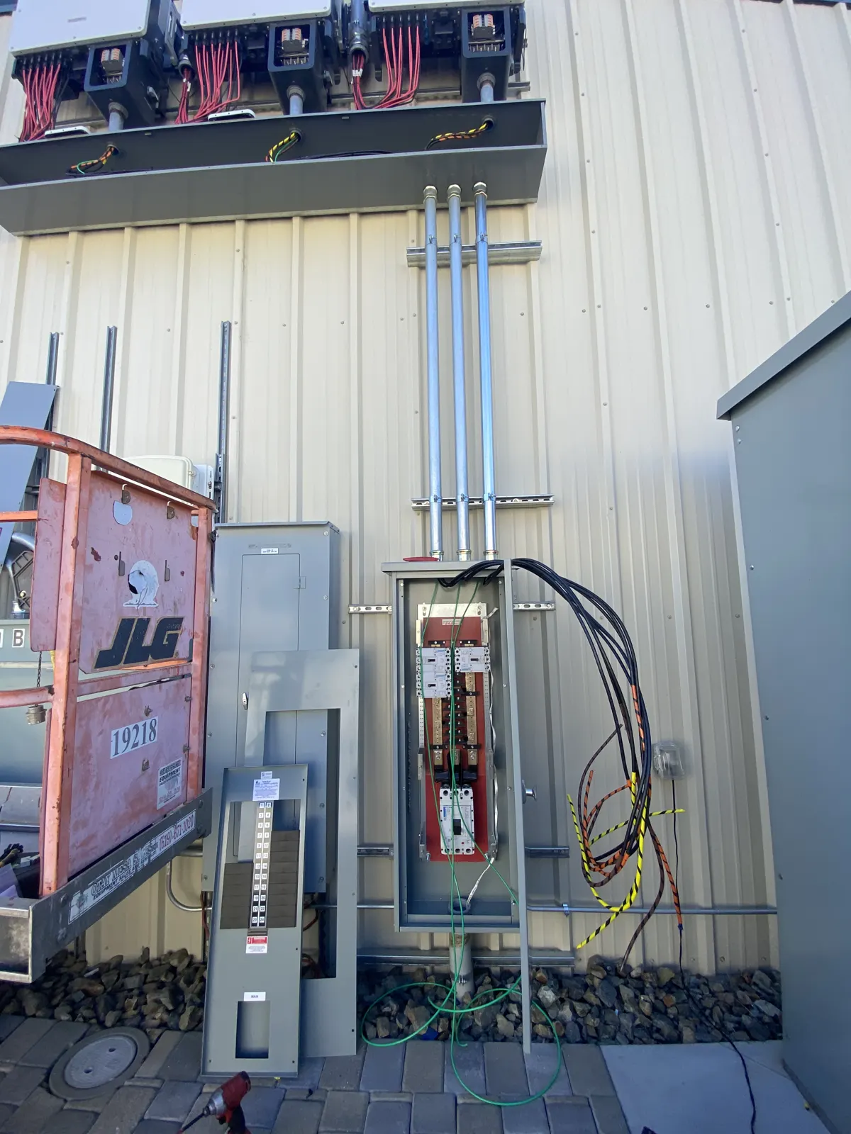 Service disconnects we installed on a commercial building